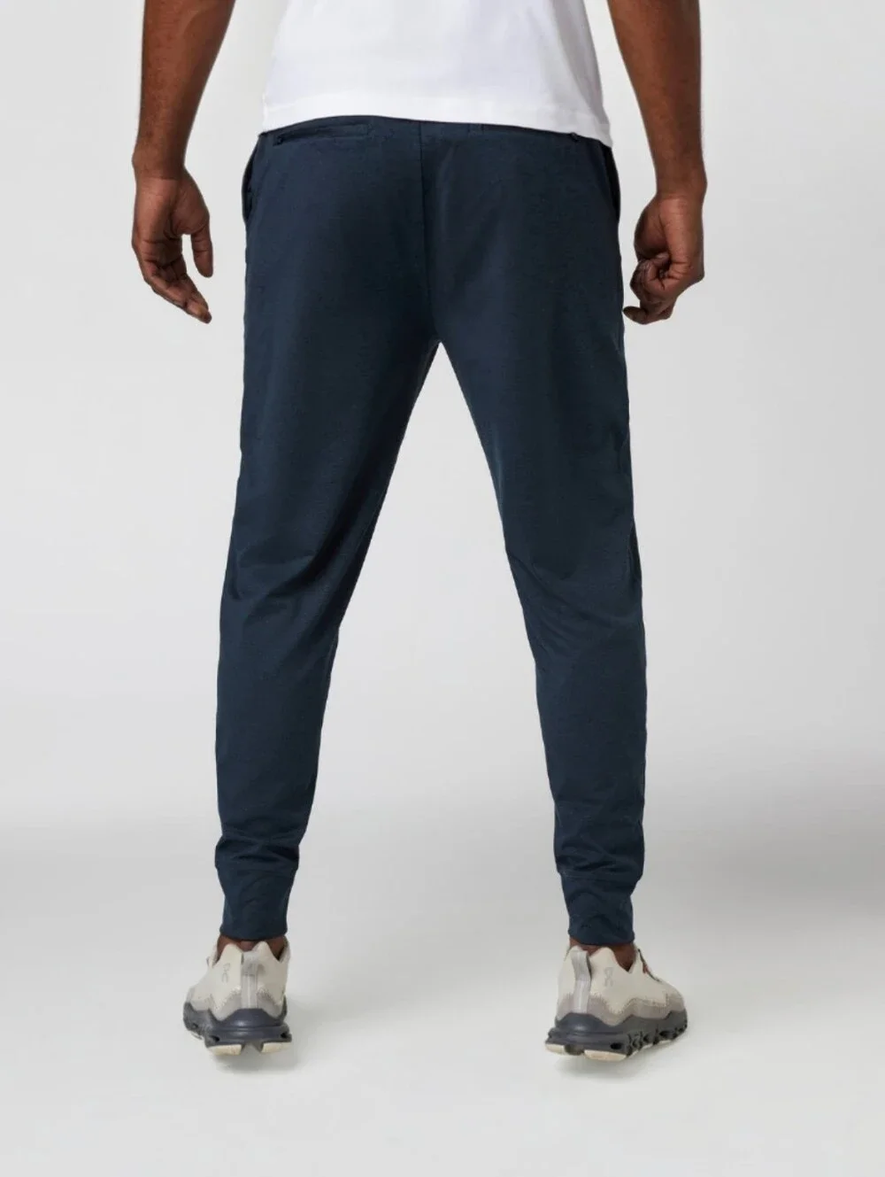 Vuori Men’s Ink Heather Blue Sunday Performance Joggers Athletic Pants, L